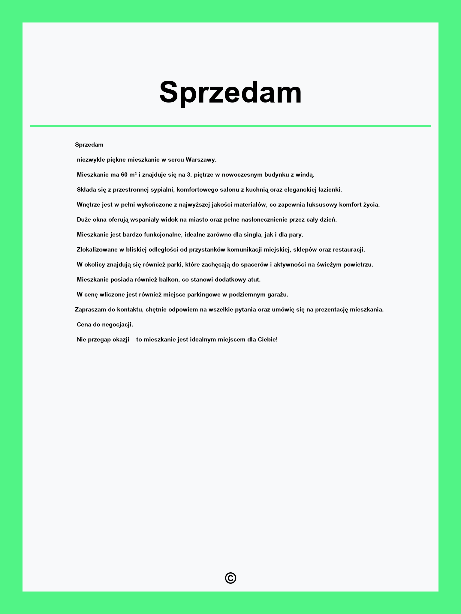 Sprzedam